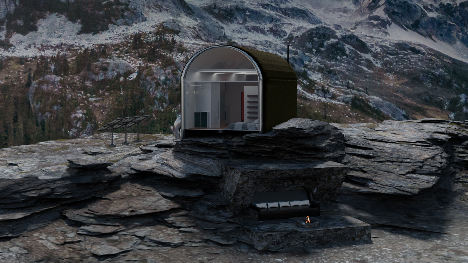 MAUNTAIN SIDE TINY HOUSE